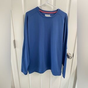 Peter Millar Men's Classic Blue Sweatshirt